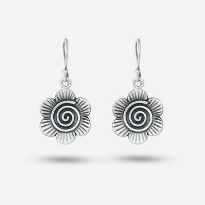 Traditional Silver Earrings