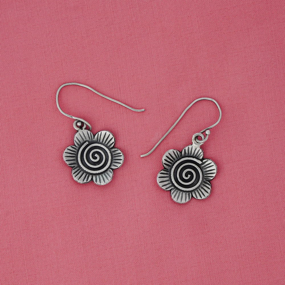Traditional Silver Earrings