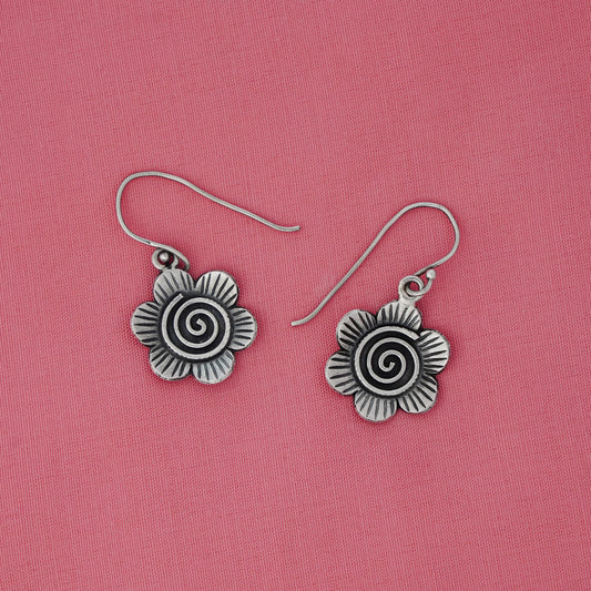 Traditional Silver Earrings