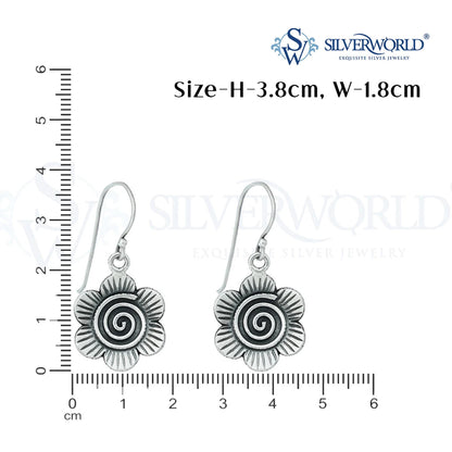 Traditional Silver Earrings