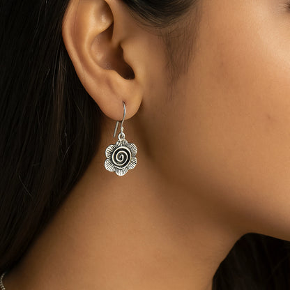 Traditional Silver Earrings