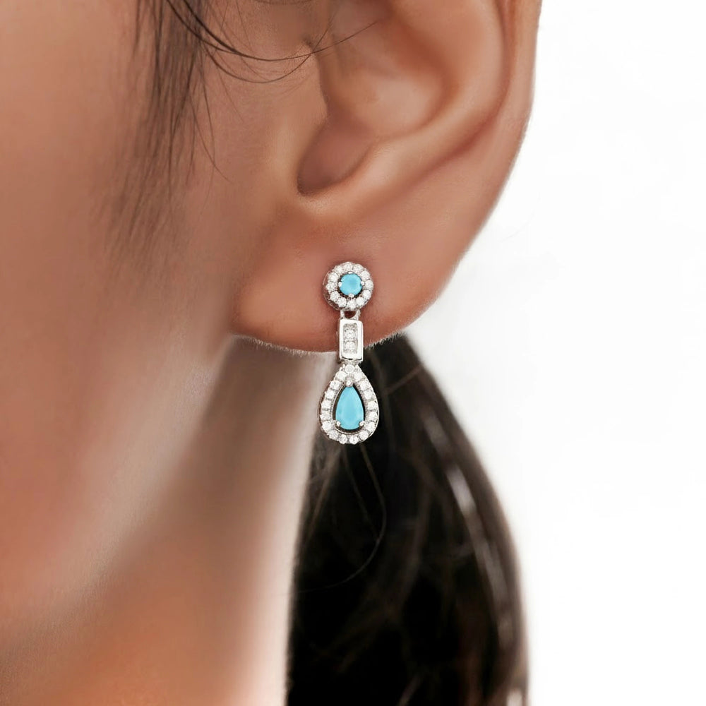 Turquoise Blue Drops