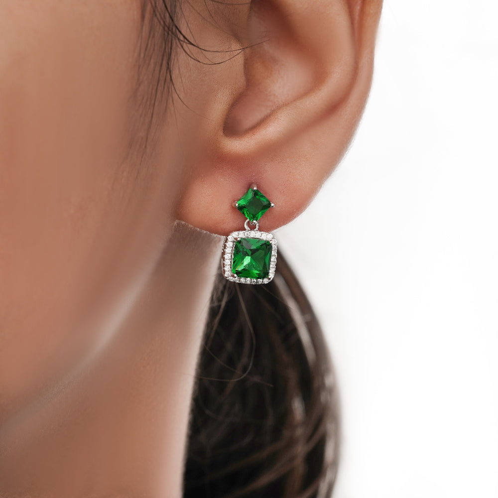 Emerald Zirconia Drops