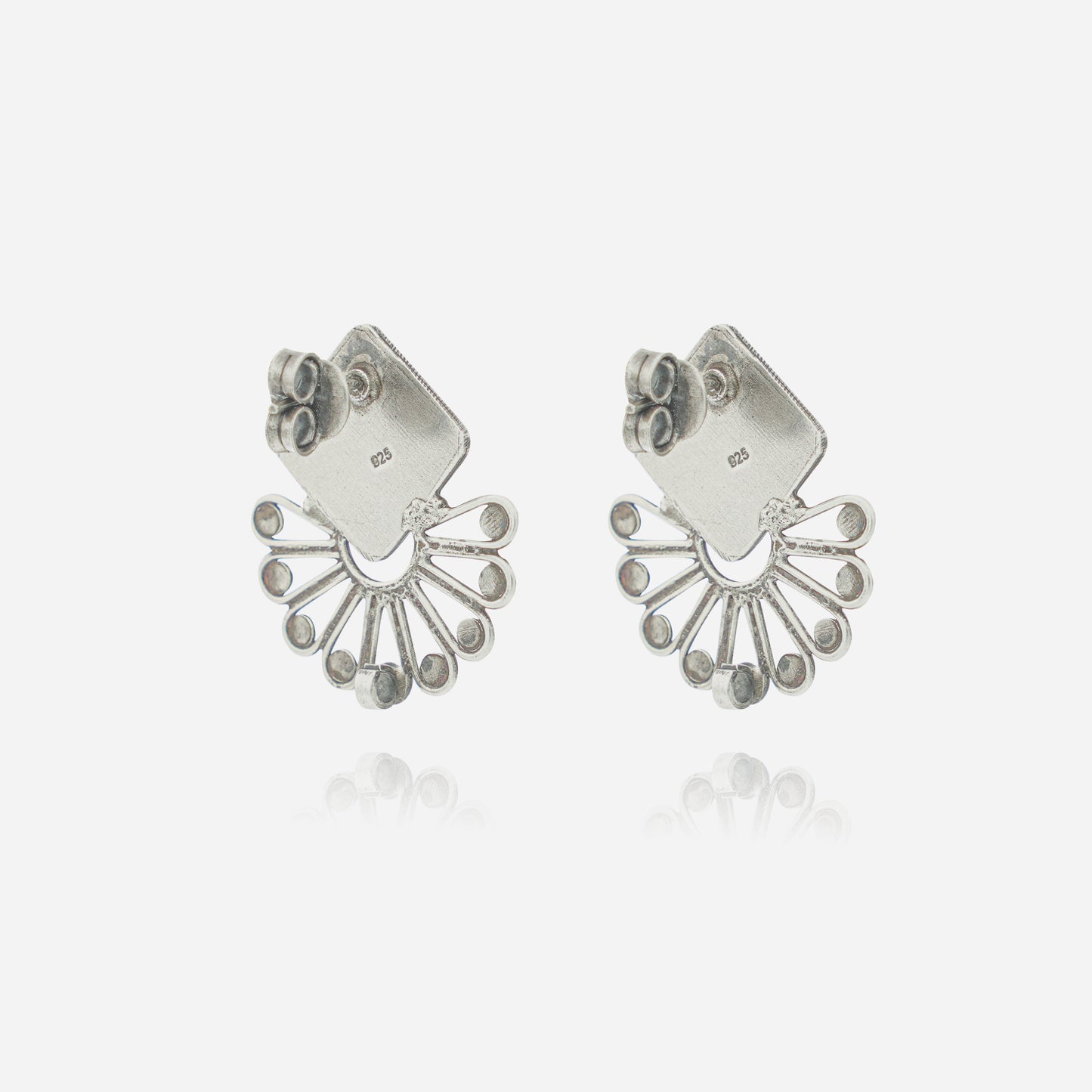 Tribal Geometric Bloom Stud