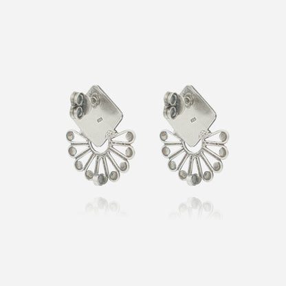 Tribal Geometric Bloom Stud