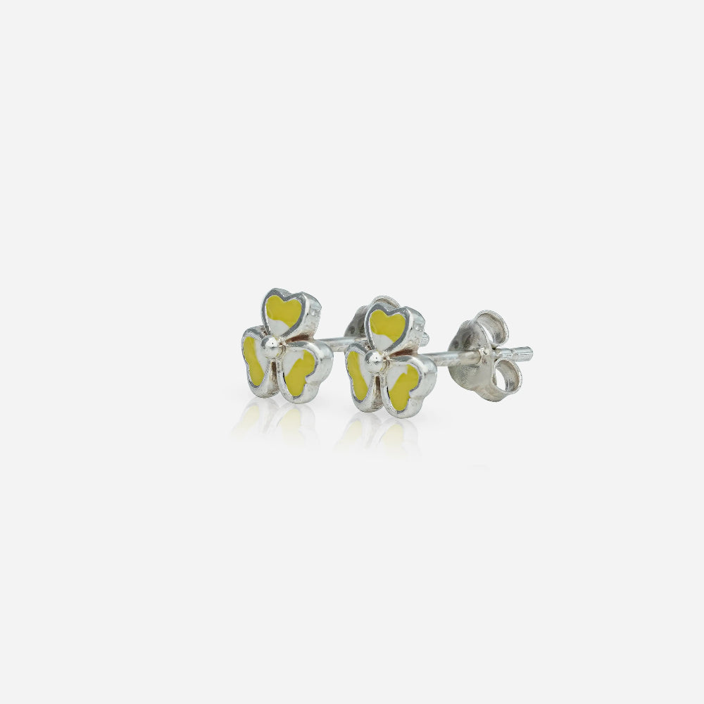 925 Flower Studs