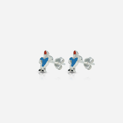 Cartoon Silver Studs