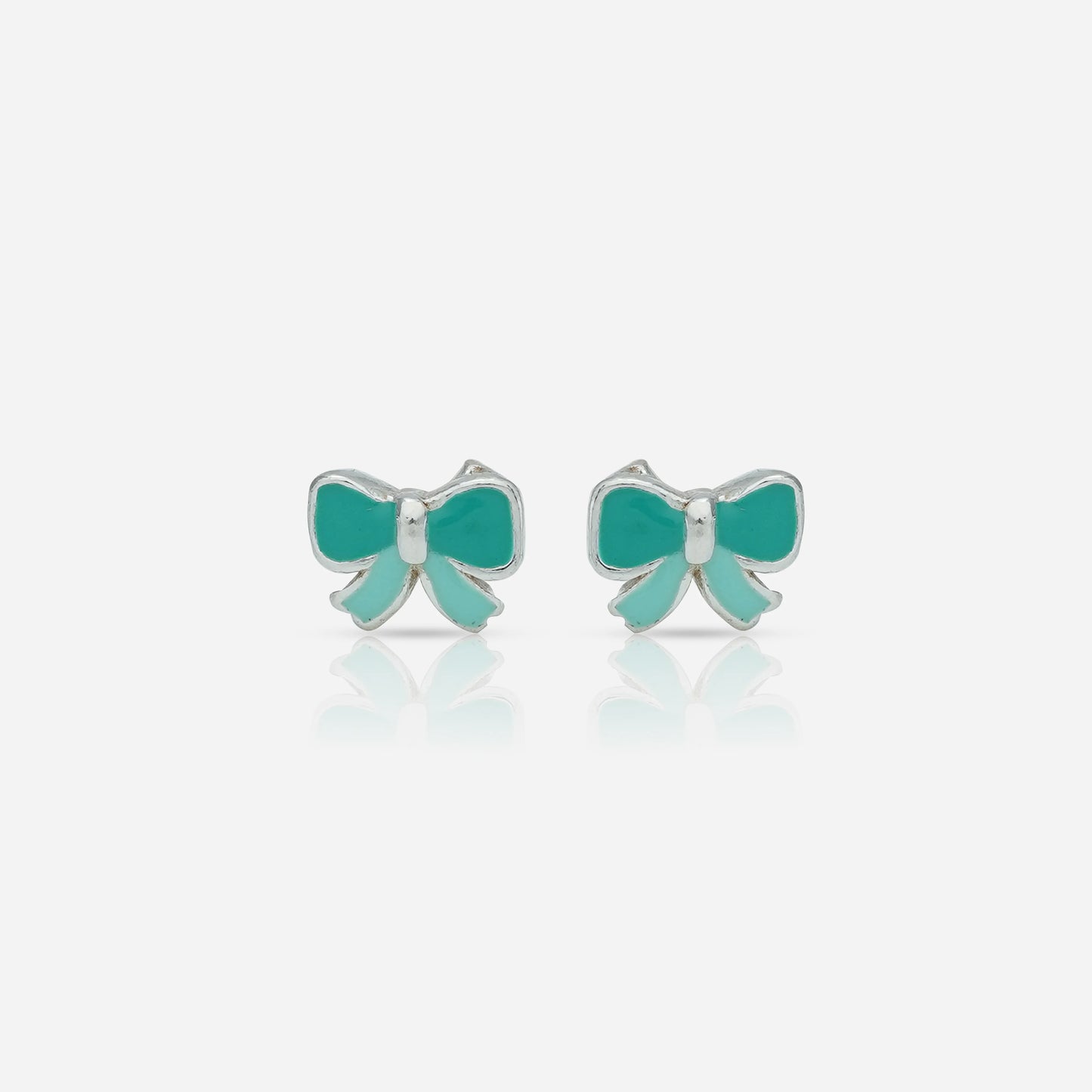 Bow Silver Earrings