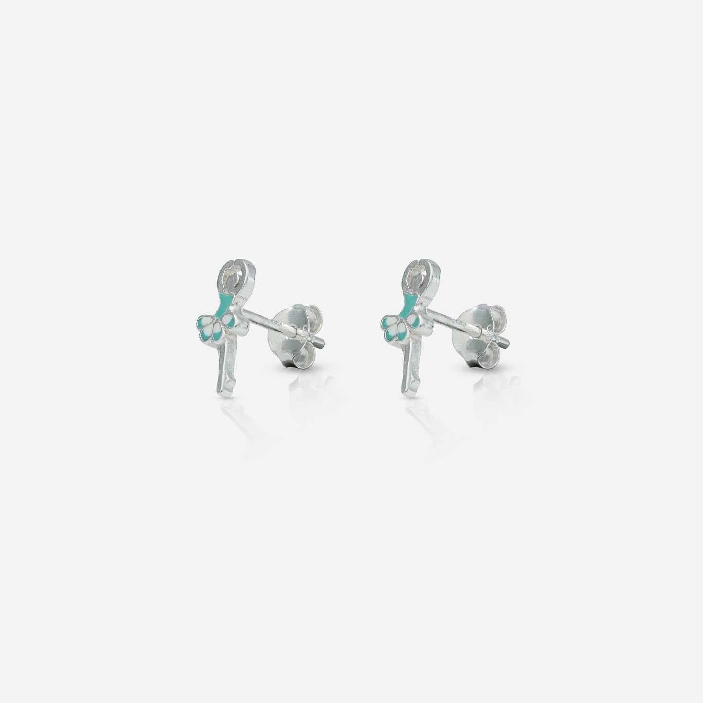Ballerina Silver Studs