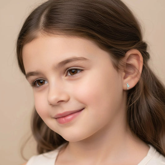 Ballerina Silver Studs