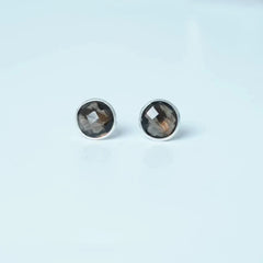925 Silver Topaz Studs