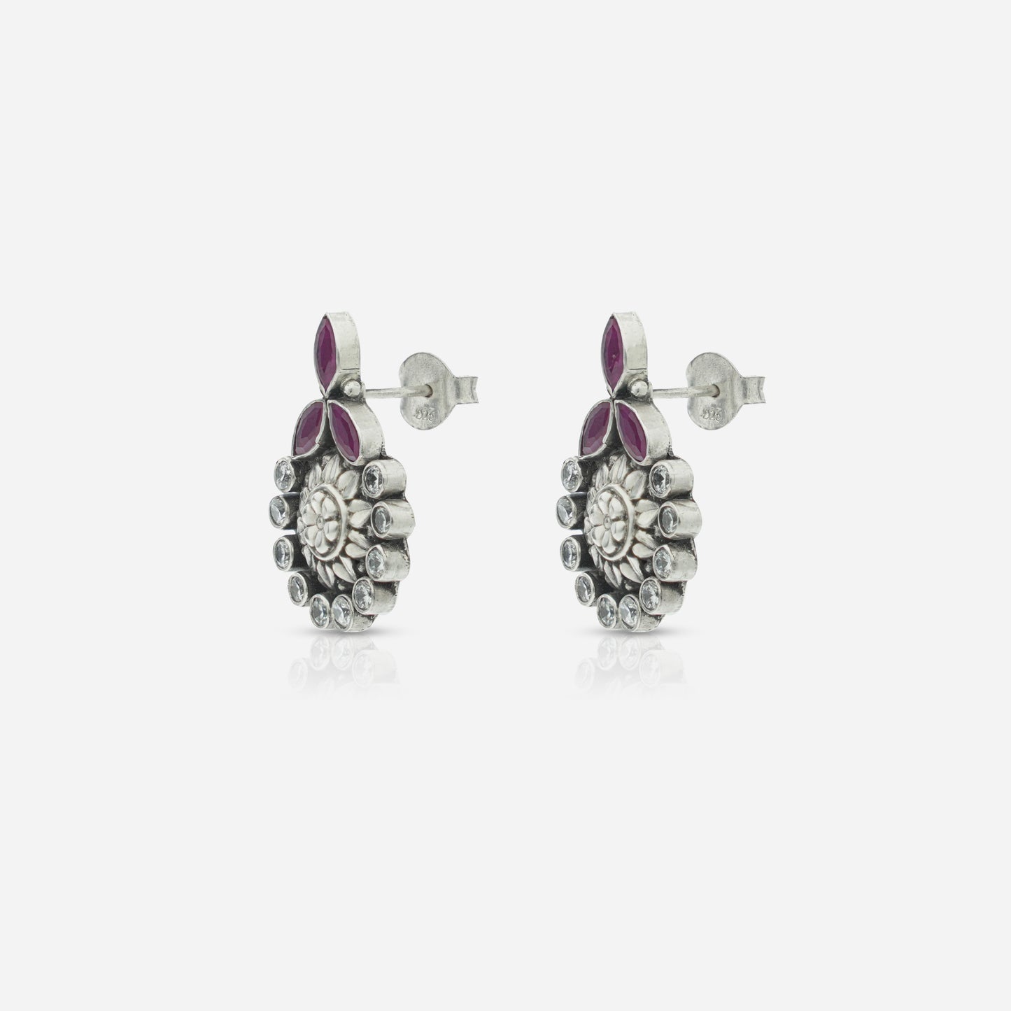 Tribal Floral Stud