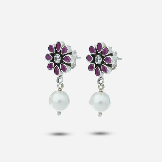 Pearl drop earrings