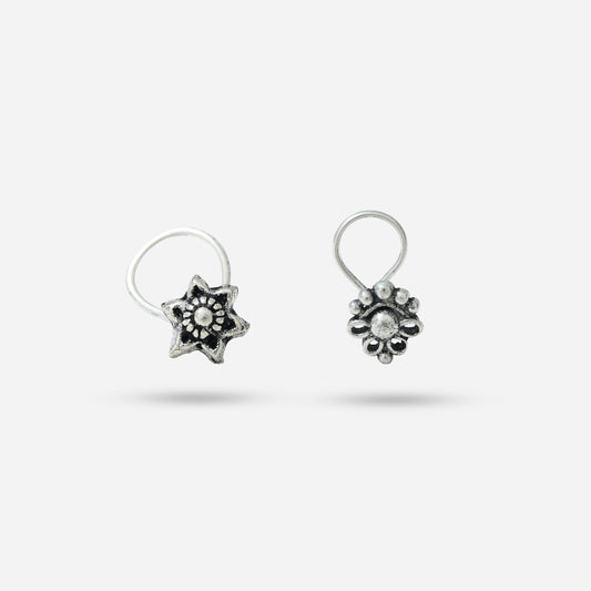 Nose pin by silver world best silver shops in Delhi