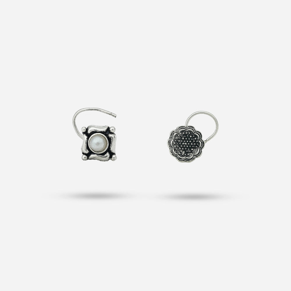 Silver nose pin  by Silver World - best silver shops in Delhi