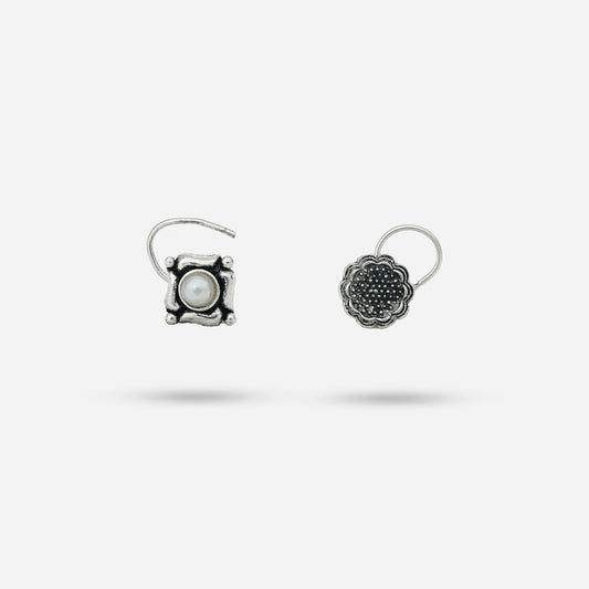 Silver nose pin  by Silver World - best silver shops in Delhi