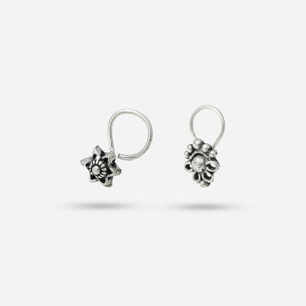 Nose pin by silver world best silver shops in Delhi