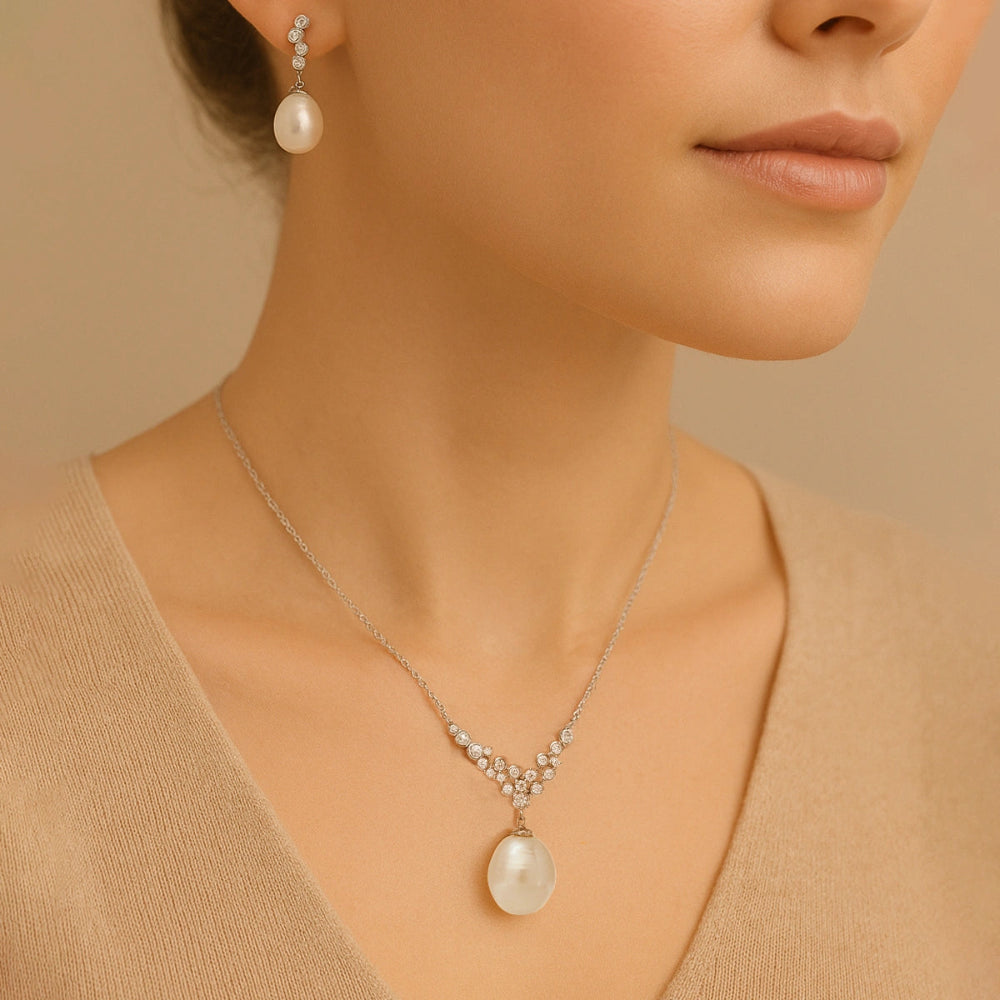 925 Silver Pearl Pendant