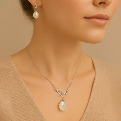 925 Silver Pearl Pendant