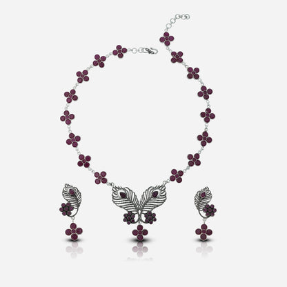 Peacock Necklace by Silver World: A Statement of Grace