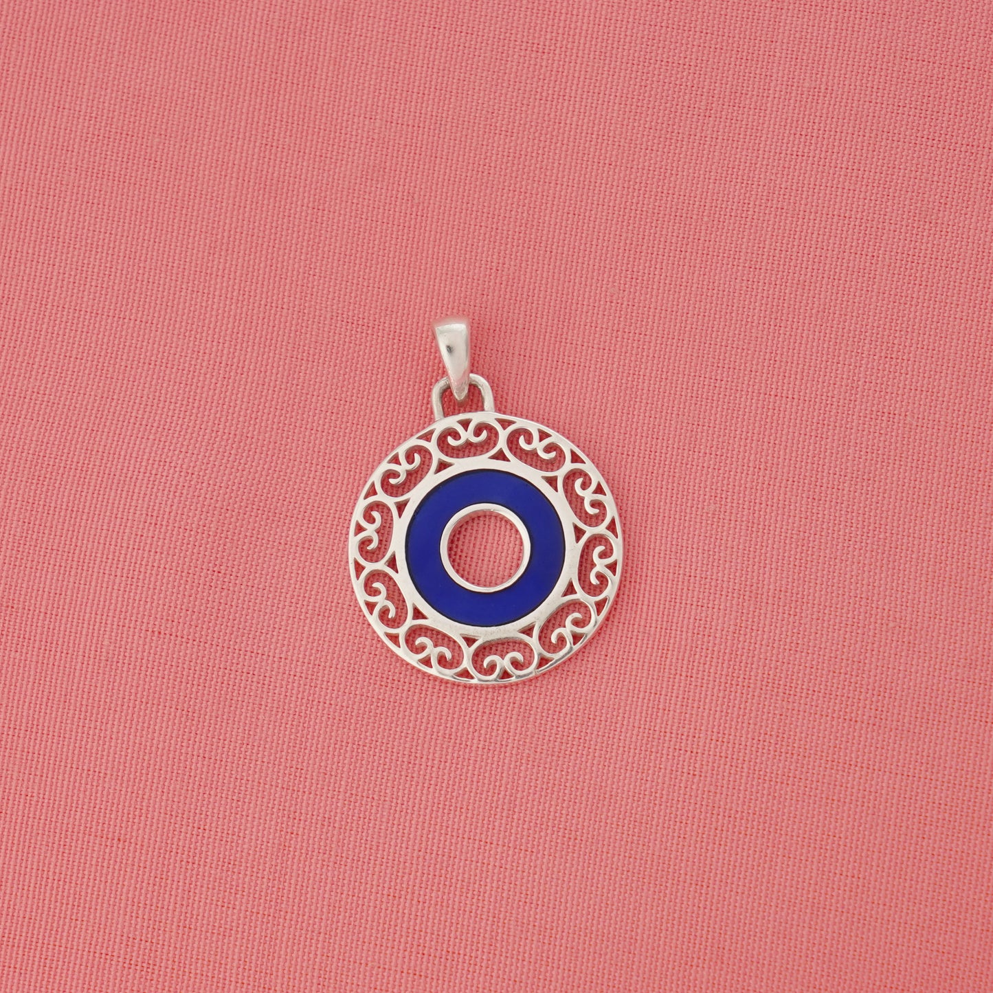 Azure Filigree Pendant