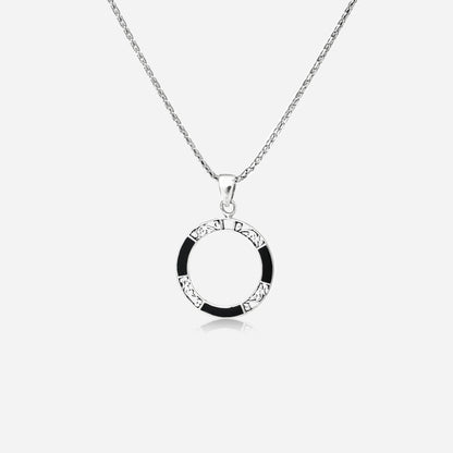 Noir Circle Pendant