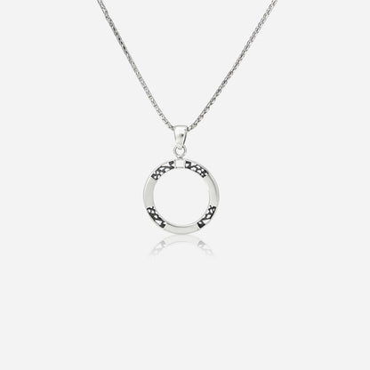 Noir Circle Pendant