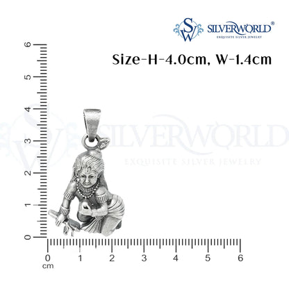Bal Gopal 925 Silver Pendant