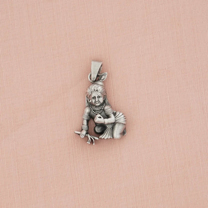 Bal Gopal 925 Silver Pendant