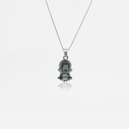 Antique Ganpati Silver Pendant