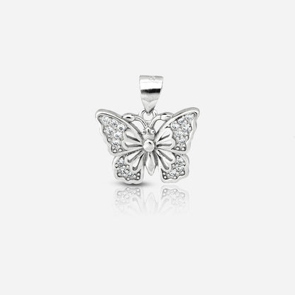 Pave Butterfly Pendant