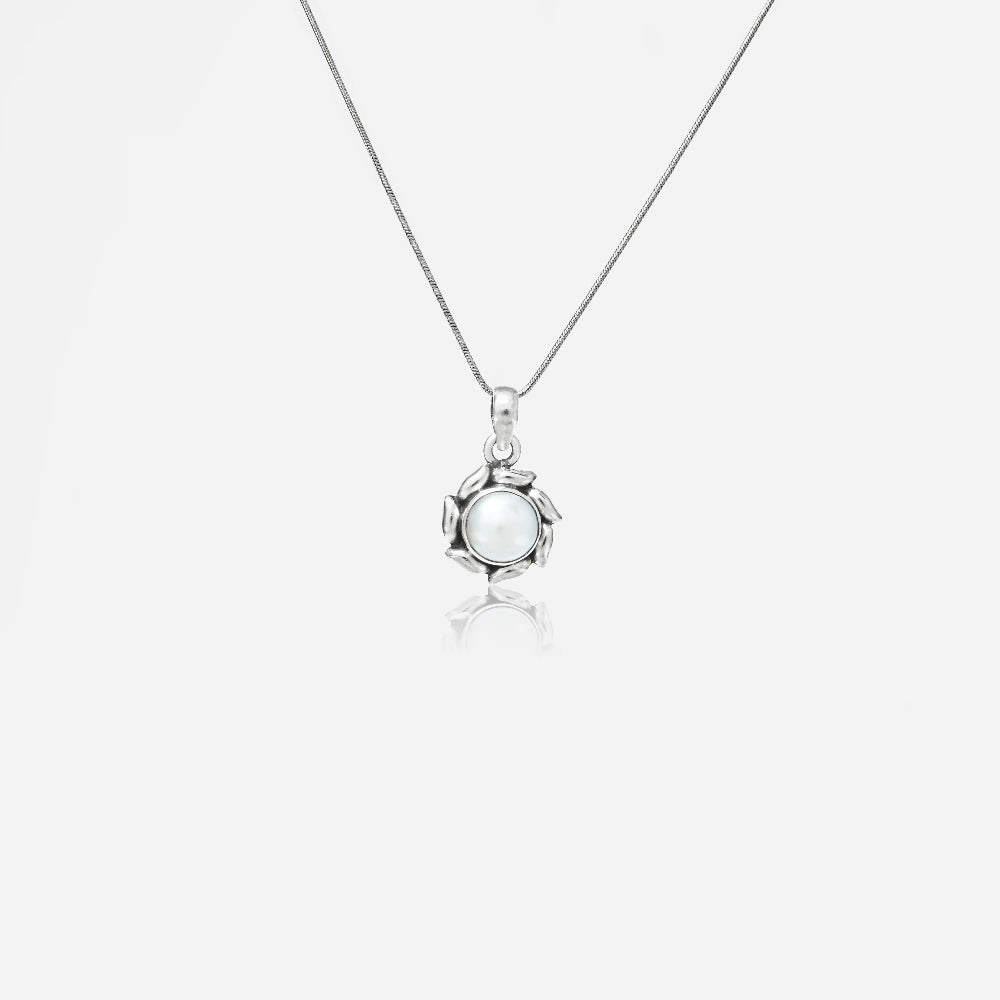 Lotus Pearl Pendant