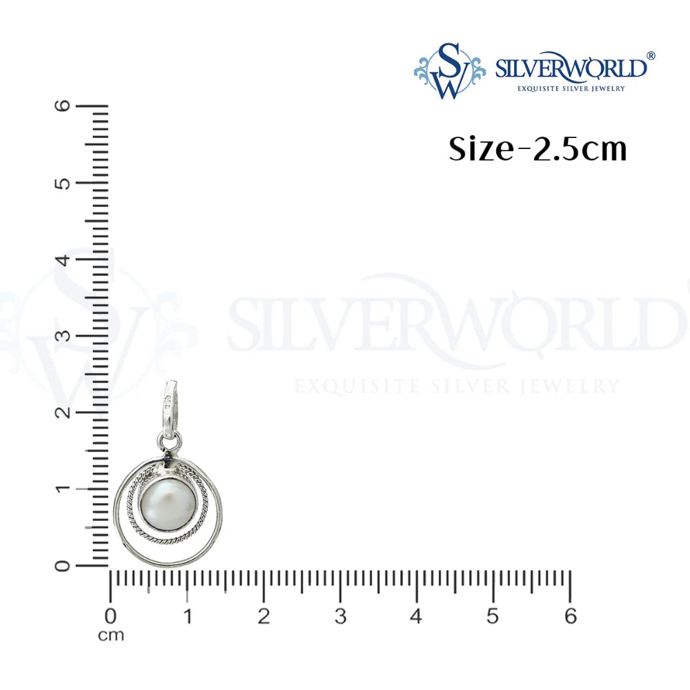 Silver Pendant by Silver World - Best silver shops in Delhi.