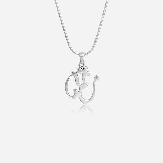 925 Silver Om Pendant