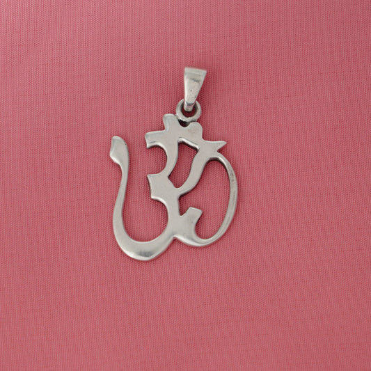925 Silver Om Pendant