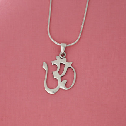 925 Silver Om Pendant