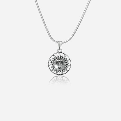 Silver Sun Pendant