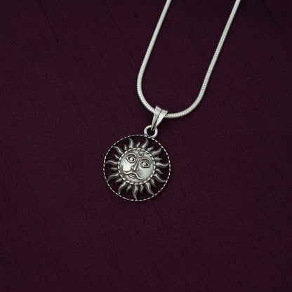 Silver Sun Pendant