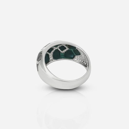 Faceted 3D Ring for Men