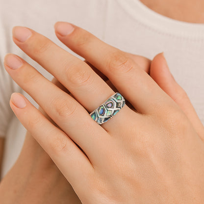 Faceted 3D Ring for Men