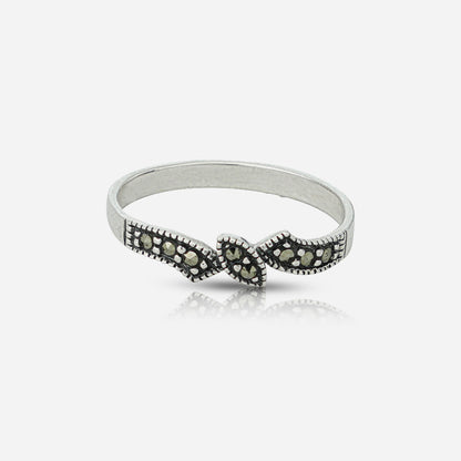 Silver bracelet with marcasite stones by Silver World - Best silver shops in Delhi!