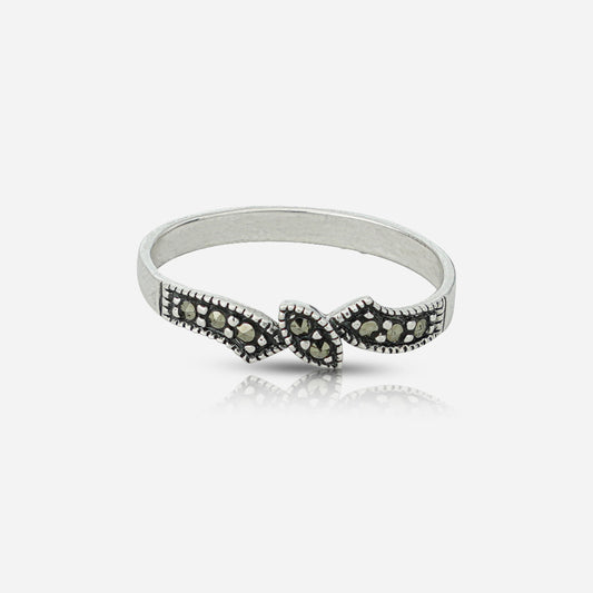 Silver bracelet with marcasite stones by Silver World - Best silver shops in Delhi!