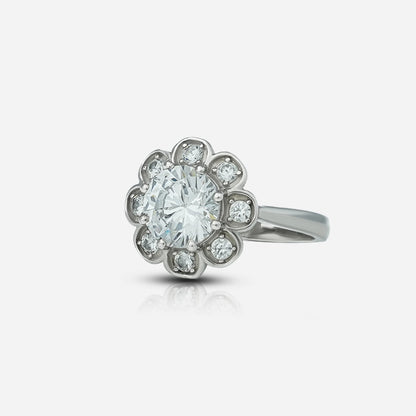 Floral Diamond Ring