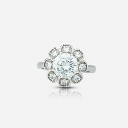 Floral Diamond Ring
