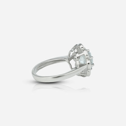 Floral Diamond Ring