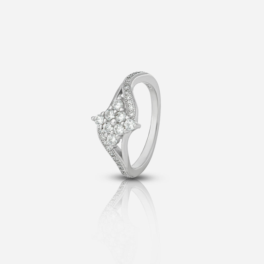 Silver World Star Cluster Silver Ring in 925 Silver by Silver World. Shop now ...