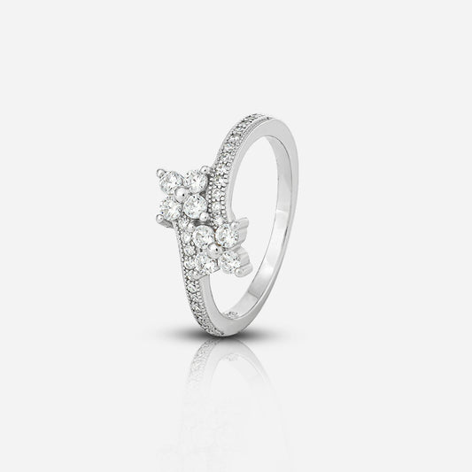 Elegant Zirconia Cluster
