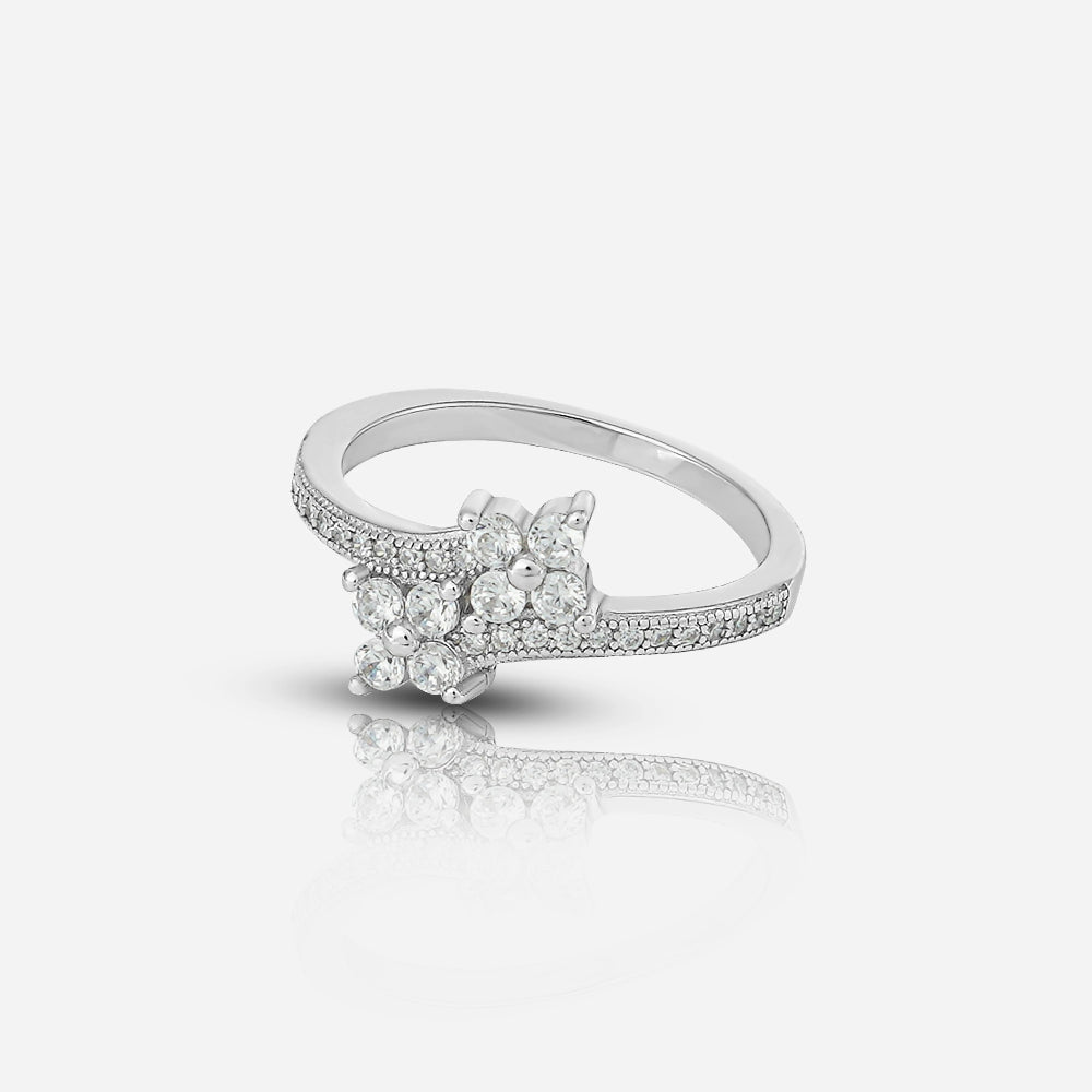 Elegant Zirconia Cluster
