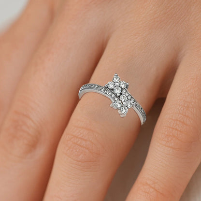 Elegant Zirconia Cluster