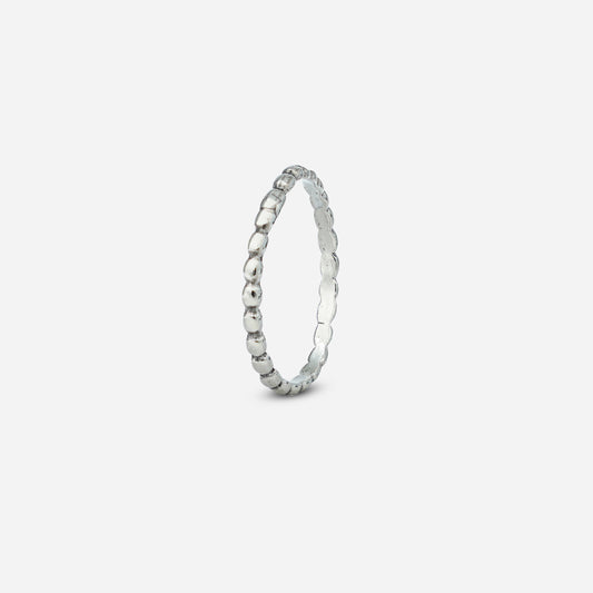 Sterling Silver Beaded Ring
